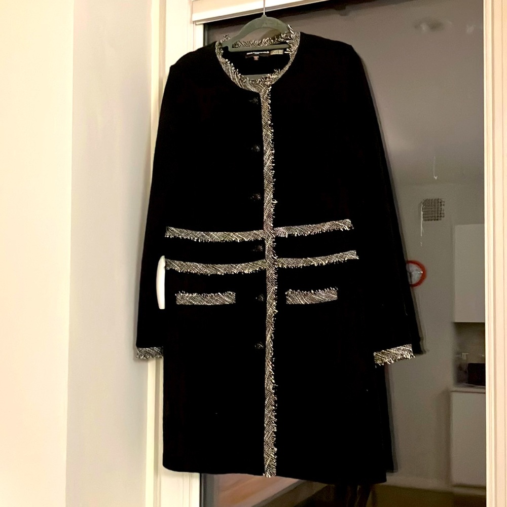 High fashion conservative work dress